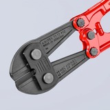 KNIPEX Bolzenschneider 71 72 910, Schneid-Zange rot/blau, 12-fach einstellbar, mit Dämpfer