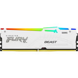 Kingston FURY DIMM 16 GB DDR5-5200 (2x 8 GB) Dual-Kit, Arbeitsspeicher weiß, KF552C40BWAK2-16, Beast RGB, INTEL XMP