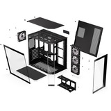 Krux Empero, Tower-Gehäuse schwarz, Tempered Glass x 2