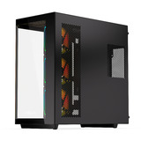 Krux Empero, Tower-Gehäuse schwarz, Tempered Glass x 2
