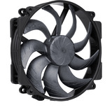 Noctua NF-A14x25r G2 PWM chromax.black, Gehäuselüfter schwarz, 140 mm