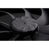 Noctua NF-A14x25r G2 PWM chromax.black, Gehäuselüfter schwarz, 140 mm