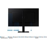 Samsung ViewFinity S60UD S27D600UAU, LED-Monitor 68 cm (27 Zoll), schwarz, QHD, IPS, USB-C, 100Hz Panel