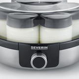 Severin Digitaler Joghurtbereiter JG 3521 edelstahl (gebürstet)/schwarz, mit Automatikprogrammen