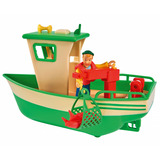 Simba Feuerwehrmann Sam Charlies Fischerboot mit Figur, Spielfahrzeug 