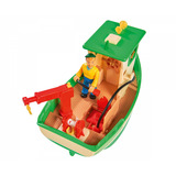 Simba Feuerwehrmann Sam Charlies Fischerboot mit Figur, Spielfahrzeug 