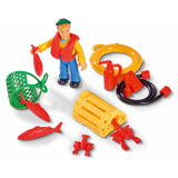 Simba Feuerwehrmann Sam Charlies Fischerboot mit Figur, Spielfahrzeug 