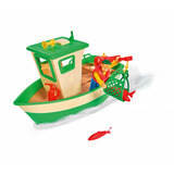 Simba Feuerwehrmann Sam Charlies Fischerboot mit Figur, Spielfahrzeug 