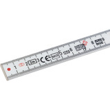 Wiha Gliedermaßstab Longlife Plus Composite, 2 Meter, Messlatte weiß