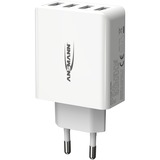 Ansmann Home Charger HC430, Ladegerät weiß, intelligente Ladesteuerung, Multisafe-Technologie