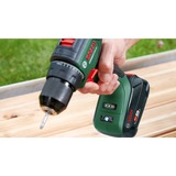 Bosch Heimwerken & Garten Akku-Schlagbohrschrauber UniversalImpact 18V-60 grün/schwarz, 2x Li-Ionen Akku 2,0Ah, Koffer, POWER FOR ALL ALLIANCE