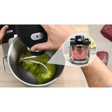 Bosch Home MUMS6ZS17 Küchenmaschine schwarz/edelstahl, 1.600 Watt, Serie 6, integrierte Waage, Timer