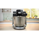 Bosch Home MUMS6ZS17 Küchenmaschine schwarz/edelstahl, 1.600 Watt, Serie 6, integrierte Waage, Timer