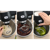 Bosch MUMS6ZS17 Küchenmaschine schwarz/edelstahl, 1.600 Watt, Serie 6, integrierte Waage, Timer