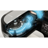 Bosch MUMS6ZS17 Küchenmaschine schwarz/edelstahl, 1.600 Watt, Serie 6, integrierte Waage, Timer