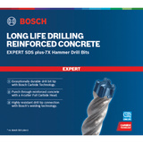 Bosch Professional EXPERT Hammerbohrer SDS-plus-7X, Ø 8mm, 10 Stück Arbeitslänge 100mm