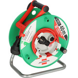 Brennenstuhl Garant G Bretec IP44 Garten-Kabeltrommel, 1 Anschluss grün/rot, 38 + 2 Meter, Bretec-Drehkontakt-System