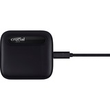 Crucial X6 Portable SSD 2 TB, Externe SSD schwarz, USB-C 3.2 Gen 2 (10 Gbit/s)