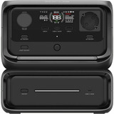 EcoFlow RIVER 3 Max (RIVER 3 Plus + Zusatzbatterie EB300), Powerstation schwarz, 572 Wh, X-boost 2.400W, 2 LFP-Akkus