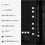 Hisense ULED 85E8S MiniLED, QLED-Fernseher 215 cm (85 Zoll), schwarz/dunkelgrau, UltraHD/4K, Triple Tuner, Subwoofer, 144Hz Panel