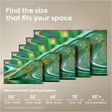 Hisense ULED 85E8S MiniLED, QLED-Fernseher 215 cm (85 Zoll), schwarz/dunkelgrau, UltraHD/4K, Triple Tuner, Subwoofer, 144Hz Panel