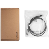 Icy Dock Kabel SlimSAS x8 SFF-8654 > 2x SlimSAS x4 SFF-8654 schwarz, 50cm