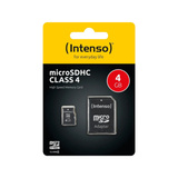 Intenso microSDHC 4 GB, Speicherkarte Class 4