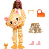 Mattel Barbie Cutie Reveal Puppe mit Kätzchen-Plüschkostüm und 10 Überraschungen