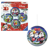 Ravensburger 3D Puzzleball Disney Weihnachtskugel-Set 
