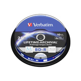 Verbatim M-DISC BD-R 4x 25 GB, Blu-ray-Rohlinge 4-fach, 10 Stück, bedruckbar