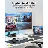 goobay USB Adapterkabel, USB-C Stecker > HDMI Stecker, 4K / 60Hz schwarz, 3 Meter
