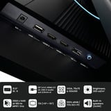 Arozzi Nova 32T2K180, Gaming-Monitor 80 cm (31.5 Zoll), schwarz, QHD, IPS, HDMI, DP, Lautsprecher, 180Hz Panel