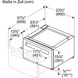 Bosch Podest mit Auszug Trockner WTZPW2XD, Untergestell für Wäschetrockner