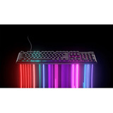 Corsair K55 CORE RGB, Gaming-Tastatur schwarz, DE-Layout, Rubberdome