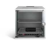 Digitus Netzwerk-Set SOHO Pro 19" 540x400 mm (BxT), IT-Schrank hellgrau, 12 Höheneinheiten