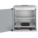 Digitus Netzwerk-Set SOHO Pro 19" 540x400 mm (BxT), IT-Schrank hellgrau, 12 Höheneinheiten