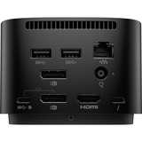 HP Thunderbolt Dock G4 120 W, Dockingstation schwarz, 120 Watt, USB-C, DisplayPort, HDMI