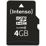 Intenso microSDHC 4 GB, Speicherkarte Class 10