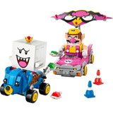 LEGO 72038 Super Mario - Mario Kart: Wario & König Buu Huu, Konstruktionsspielzeug 