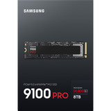 Samsung 9100 PRO 8 TB, SSD PCIe 5.0 x4, NVMe 2.0, M.2 2280
