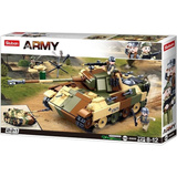Sluban ARMY WWIII Mittlerer Panzer 2-in-1, Konstruktionsspielzeug 