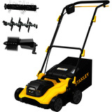 Stanley V 20 Akku-Vertikutierer 36 Volt (2x18V) schwarz/gelb, ohne Akku und Ladegerät