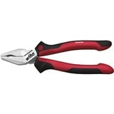 Wiha Kombizange Industrial, 180mm, Schneid-Zange schwarz/rot, mit DynamicJoint und OptiGrip, extra lange Schneide