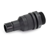 Alphacool ES Schnellverschlusskupplung G1/4 IG PushIn Male, Verbindung schwarz, Schottverschraubung