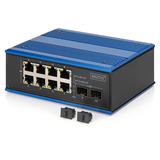 Digitus Industrial 8+2-Port Gigabit Ethernet PoE, Switch 