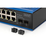 Digitus Industrial 8+2-Port Gigabit Ethernet PoE, Switch 