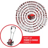 EINHELL Akku-Bodenhacke GE-CR 30 Li, 36Volt (2x18V) rot/schwarz, ohne Akku und Ladegerät