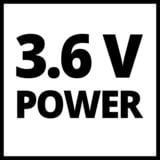 EINHELL Akkuschrauber TC-SD 3,6 Li, 3,6Volt rot/schwarz, Li-Ionen Akku 1,5Ah