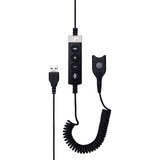 EPOS Adapterkabel USB-ED CC 01 MS schwarz, für Headsets der CIRCLE- und CENTURY-Serie