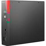 Fujitsu ESPRIMO G6012 Generalüberholt, Mini-PC schwarz/rot, Windows 11 Pro 64-Bit